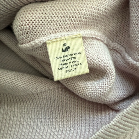 Misha and Puff adult merino wool mock neck pullover in dune M - Picture 5 of 5